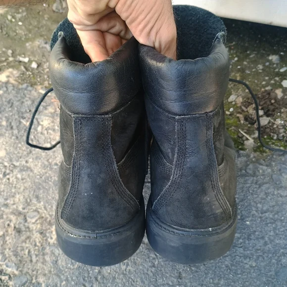 Black Timberland Boots Size 10.5 Pre-owned - Picture 6 of 14